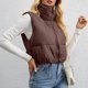 thumbnail image 1 of Chaquetas y abrigos casuales sin mangas y sin capucha para mujer, abrigos de color liso a la moda, chaquetas casuales sin mangas y con capucha, top de poliéster para mujer, 1 of 4