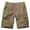 Deep Khaki, variant on TRGPSG Men's Camo Multi-Pocket Relaxed Fit Casual Shorts,Outdoor Camouflage Twill Cargo Shorts 11" Inseam(No Belt),Light Army 36