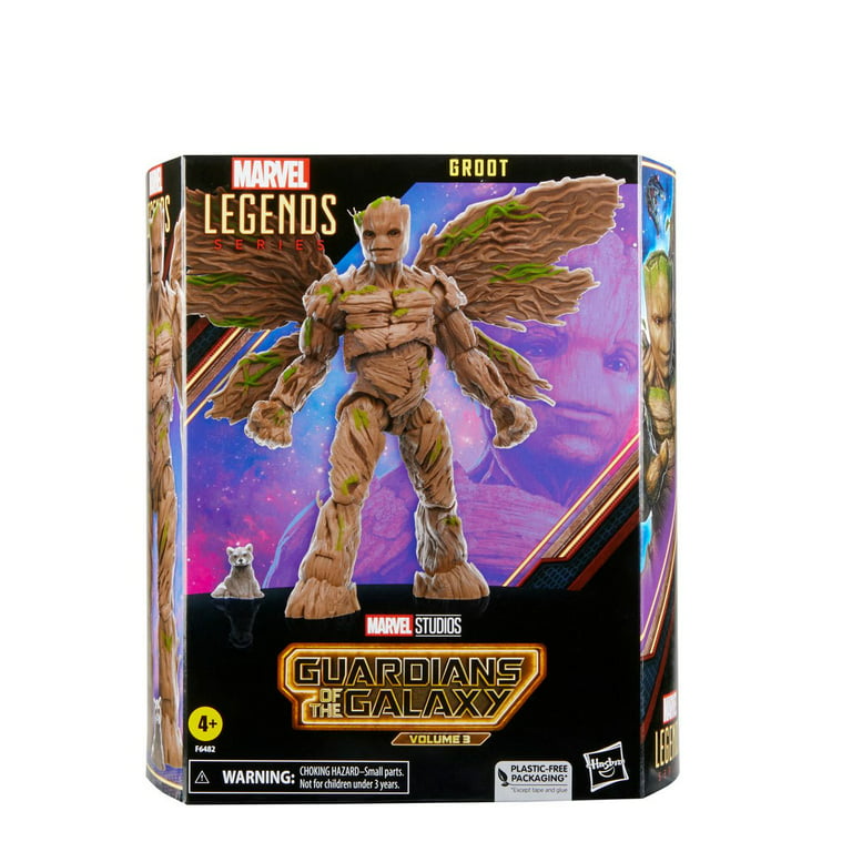 Marvel Legends Guardians of the Galaxy Vol. 3 Groot Kids Toy Action Figure  for Boys and Girls Ages 4 5 6 7 8 and Up (6) 