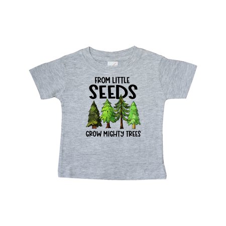 

Inktastic From Little Seeds Grow Mighty Trees Gift Baby Boy or Baby Girl T-Shirt