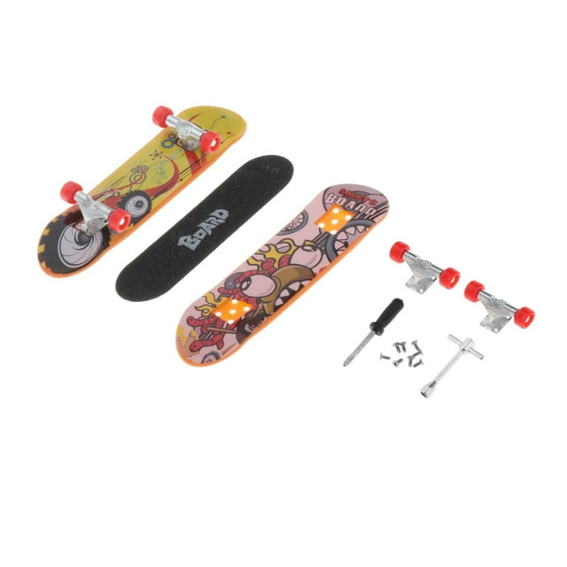 KLKCMS Planche à Doigts Complète Fingerboards Jouet de Bout des Doigts Clé de Réparation Modèle 1