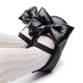 thumbnail image 3 of Biezeib Baby Girls Mary Jane Flats Shiny Bowknot Princess Dress Shoes Non-Slip Crib Shoes for Infants, 3 of 3