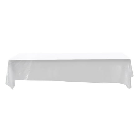 

145x320cm Rectangle Tablecloth Table Cover Stain resistant Banquet Wedding Party Decor White