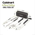 thumbnail image 2 of Juego de herramientas para asar Cuisinart CGS-1000 Plegable 4 piezas Negro, 2 of 29