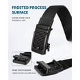 thumbnail image 4 of FAIRWIN Ratchet Belt for Men Nylon Web Work Belt with Automatic Buckle,Black,Waist 40"-46", 4 of 7