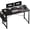 Black, variant on Computer Desk, 47 Inch Gaming Desks for Home Office Small Spaces Writing Study Craft Work Table, Computer Workstation for Bedroom with Storage Bag