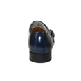 thumbnail image 6 of Men's Giovanni Shoes High Quality Leather Monk Strap Buckle AMATO Navy, 6 of 8