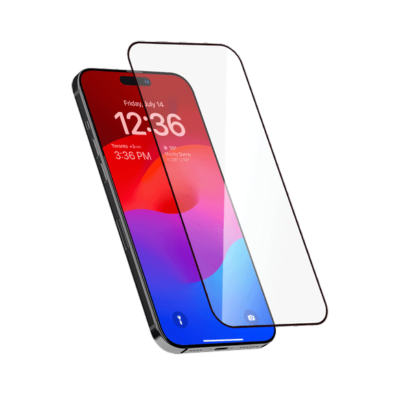 LOGiiX Phantom Glass Edge to Edge for iPhone 15 - Clear