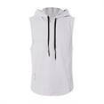 thumbnail image 4 of uikmnh Men Tank Tops Athletic Hooded Tank Top Lightweight Quick-Dry Fitness Running Training Sleeveless Shirt for Sports and Leisure Activities Size:XL, 4 of 5