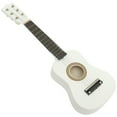 thumbnail image 4 of LOVEVER 21inch Acoustic Guitar Mini Guitar Musical Instrument Wooden Craft for Beginner Children (White), 4 of 7