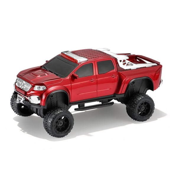 WSTER WS-X65 Off-Road Truck Bluetooth Speaker, Portable Wireless with FM Radio, USB, TF Card, TWS Red