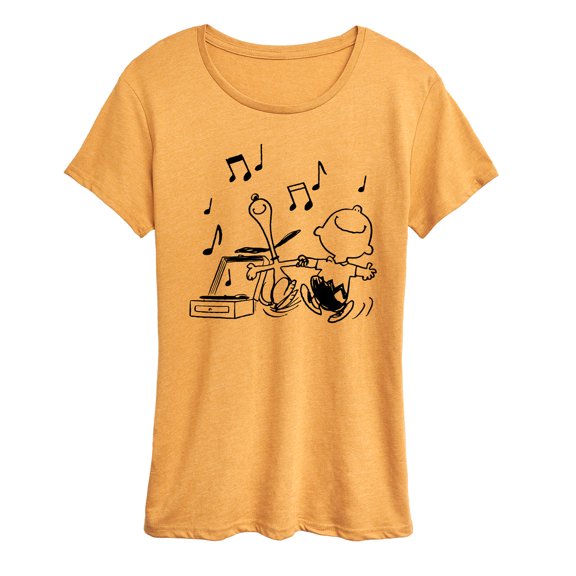 Peanuts - Snoopy Dancing - Women's Short Sleeve Graphic T-Shirt