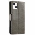 thumbnail image 2 of SaniMore Magnetic Clasp Wallet Case for iPhone 15 Plus with Cash & Card Slots, RFID Blocking Soft TPU + PU Leather Shockproof Protective Cover with Folio Flip Kickstand Shell, Gray, 2 of 15