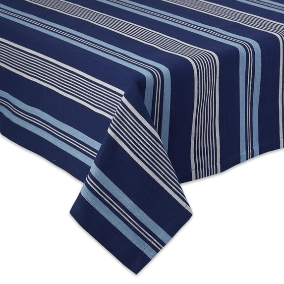 DII Maritime Stripe Tablecloth - 52" x 52"