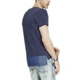 thumbnail image 2 of Buffalo David Bitton Men's Kirose Slit Neck T-Shirt X-Large, Whale Combo, 2 of 2