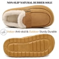 thumbnail image 4 of Northblanc Women's Cozy Faux Fur Lined Slippers Buckle Non-Slip Comfortable Warm Platform House Shoes Indoor/Outdoor, 4 of 9
