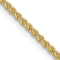 thumbnail image 2 of Solid 10K Yellow Gold 1.7mm Diamond Cut Wheat Chain - 16", 2 of 8