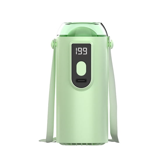 Multi-Function Clip On Fan, 5 Speed USB-C Rechargeable Fan, Portable Clip Fan for Desk Stroller Car, with Digital Display, Perfect for Outdoor Activities and Home Office