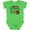 Apple Green, variant on Ladybug Hugs with Cute Ladybug and Flowers Boys or Girls Baby Bodysuit