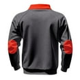 thumbnail image 3 of Yiaimeir Men's Quarter Zip Pullover Sweatshirt Long Sleeve Athletic Fleece Top Comfortable Casual Sportswear for Outdoor Indoor Activities, 3 of 5