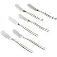 thumbnail image 1 of 10 cuchillos para mantequilla de acero inoxidable, esparcidores de queso/mantequilla, cuchillo para mantequilla, cuchillo para mantequilla de acero inoxidable, esparcidor de queso de 6,5 pulgadas Shuxiu Wang 1327533062572, 1 of 5