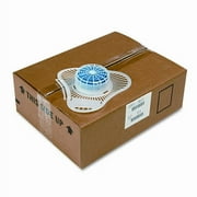 Boardwalk Urinal Screen with Non-Para Cleaner Block, Green Apple Scent, 3.25 oz, Blue/White, 12/Box