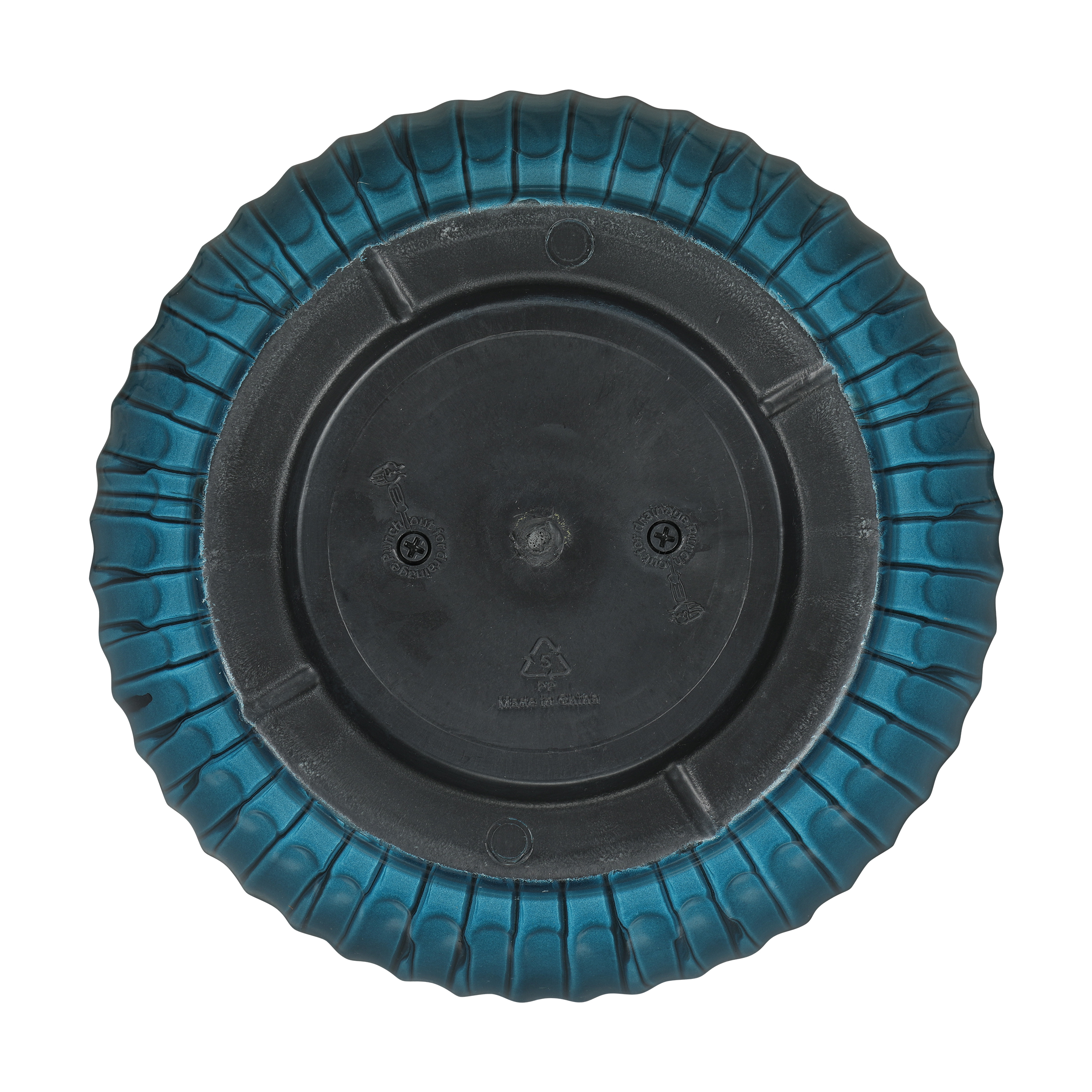Better Homes & Gardens Kamala Round Planter, Aqua photo 5