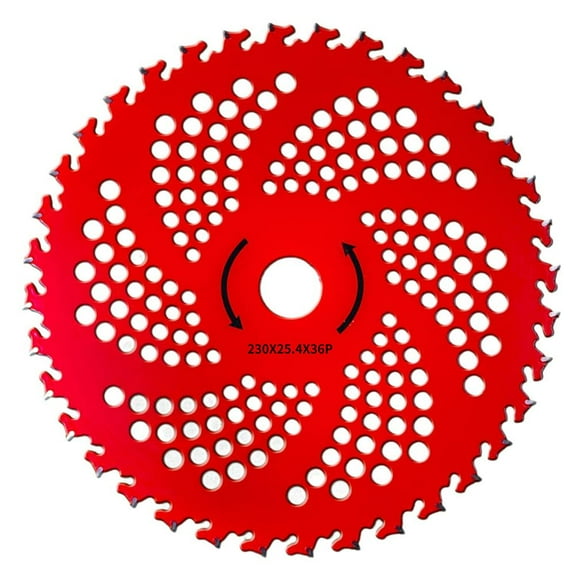 ZOUBAOQ 9 x 36 Teeth Carbide Tipped Blades & 10 x 3 Teeth Carbon Steel Brush Cutter Blades, Indestructible Weed Eater Blades & Brush Cutter Head, for Brush Cutter, Trimmer, Weed Eater