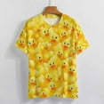 thumbnail image 3 of Yellow Duck Pattern Women's T-Shirt Short Sleeve T Shirts Tops Tee Ladies Loose T, 3 of 6