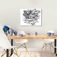 thumbnail image 5 of Naloa Tiger Butterfly Floral Art Print Canvas Bathroom Wall Art,Bathroom Wall Art Decoration, Canvas Poster Prints,Decorative Paintings for Living Room, Bathroom, Kids Room, 5 of 6