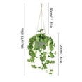 thumbnail image 4 of AYktou Artificial Hanging Plants Potted, Artificial Flower Simulation Fern Plants Home Desktop Ornaments Hanging Baskets Potted Plants Wall Hanging Vines for Room Garden Indoor Outdoor Decor, 4 of 7