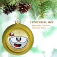 thumbnail image 3 of Cuphead Christmas Balls Sparkling Christmas Tree Hanging Ornaments Party Home Decor Xmas Christmas Gifts, 3 of 7