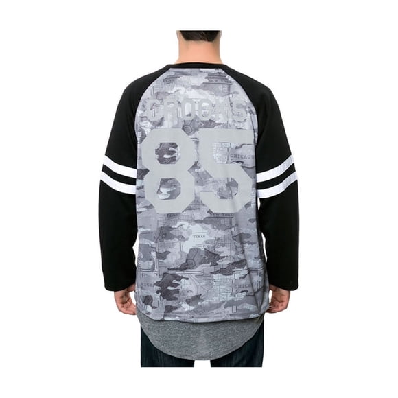 Crooks & Castles Chandail de Hockey Prestige pour Hommes, Gris, Moyen