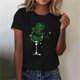 thumbnail image 2 of Mujeres Manga Corta de Verano Tops Impreso Sudadera Casual, Cuello Redondo Blusa Ligera para la Primavera Y el Verano, 2 of 4