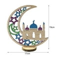 thumbnail image 6 of Moon Figurine Middle East Style Detachable Wood Perfect Craft Moon Art Ornament for Office, 6 of 8