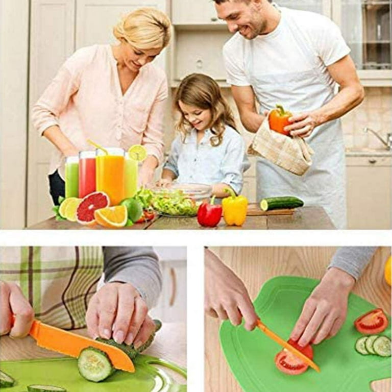Kids Plastic Fruit Knife,kitchen Baking Knife Set,kids Cooking