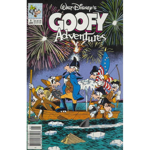Goofy Adventures #8 (Newsstand) VF ; Disney Comic Book