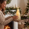 thumbnail image 7 of Christmas Tree Candle, LED Flameless Candle with Flickering Warm Light, Battery Operated Christmas Tree Shaped Candle Decor, Holiday Tabletop Ornament for Mantel Dining Room Home Party Decoration, 7 of 7