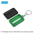 thumbnail image 3 of Uxcell COB Keychain Flashlight, 5 Pack Portable Mini LED Key Tough with 3 Light Modes Black Green, 3 of 6