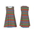 thumbnail image 7 of Goofa Mexican Leopard Serape Blanket Stripes for Summer Dresses for Women – Beach Floral Sundress, Casual Pockets Boho Tank Dress for Hot Days, 7 of 7