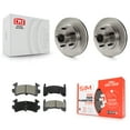 thumbnail image 1 of Transit Auto Front Disc Brake Rotors Hub Assembly and Semi-Metallic Pads Kit for Car 2003 Chevrolet S10 GMC Sonoma RWD K8S-100689, 1 of 11
