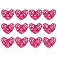 thumbnail image 1 of 12uds bolas de ratán forma de corazón Unique Bargains Decoración Rosa 2.36 pulgadas, 1 of 5
