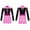 Black, variant on Kids Girls Race Car Driver Halloween Costume Long Sleeve Color Block Zipper Unitard Jumpsuit Size 4-14 Black 8