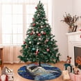 thumbnail image 7 of Yiaed Vintage Starry Sky Shark Print Christmas Tree Skirt , Tree SkirtsTree Mat for Christmas Winter Holiday Indoor Decorations-36", 7 of 7