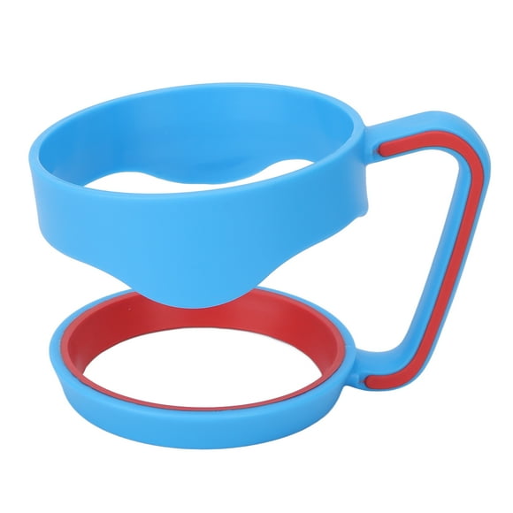 Lishi Insulated Travel Cup Handle Blue - Double Circle Anti-Slip Mug Handle for 30oz Cup