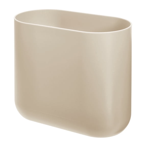 Small Plastic 1.9 Gallon / 7 L Capacity Narrow Trash Can for Bathroom, Bedroom, Laundry Room, Office, or Dorm