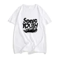 thumbnail image 5 of Camisetas estampadas de la banda musical Sonic Youth para hombre, camisetas 100 % algodón, camisetas elegantes, camisetas holgadas informales de estilo hip hop y Harajuku, 5 of 5