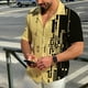 thumbnail image 1 of Camisa de manga corta de verano para hombre con botones informal cómoda de material suave con gráficos en HD gran oferta nueva camisa de manga corta, 1 of 6