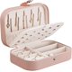 thumbnail image 1 of Jewellery Box Organiser Small Travel Portable Faux Pu Leather Jewelry Storage, 1 of 5