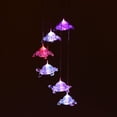 thumbnail image 4 of Solar 6 Turtle Wind Chime Chandelier Ip44 Flash Lento Colorido MABOTO Lámpara solar, 4 of 7